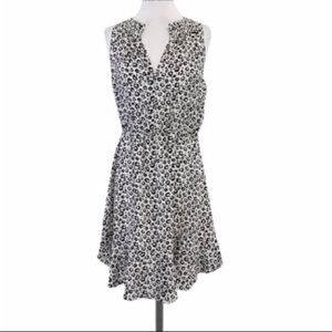 Rebecca Taylor Silk Leopard Print Dress